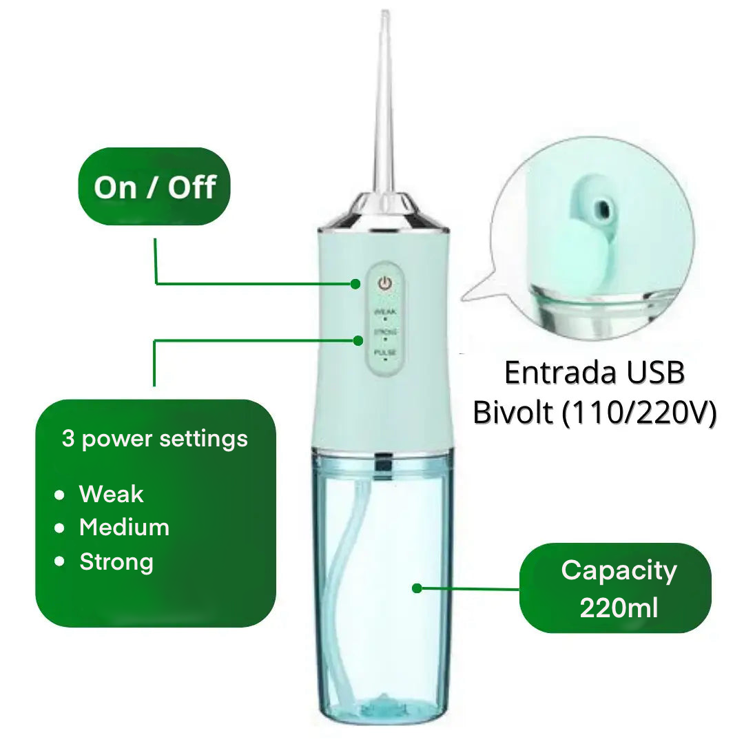 PowerClean Oral Irrigator for Complete Care