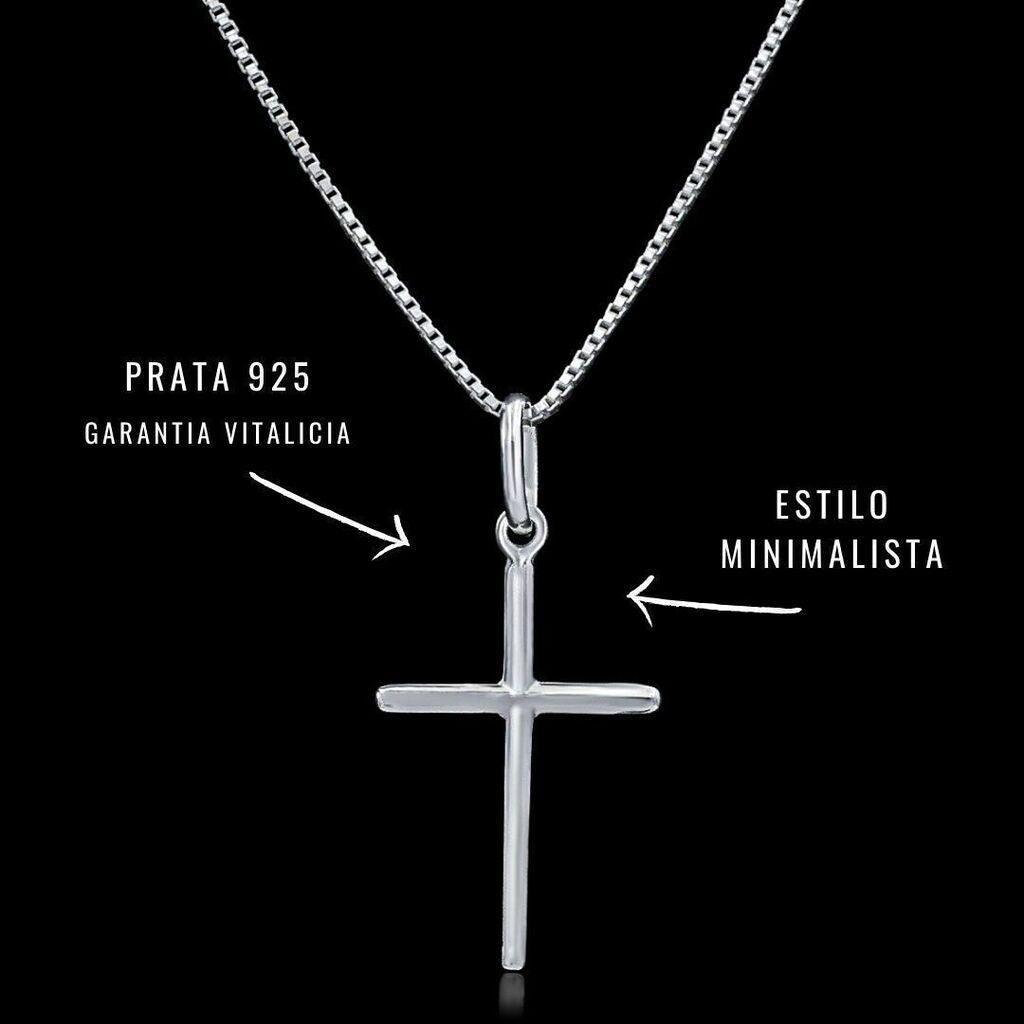 Minimalist Silver Cross Necklace